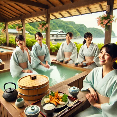 熱海の日帰り温泉のランチ付きで女子旅や家族旅行に最適な施設