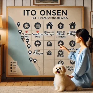 伊東温泉 犬と泊まれる宿 エリア別の宿タイプ
