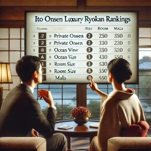伊東温泉 高級旅館ランキングの指標と実際の宿名