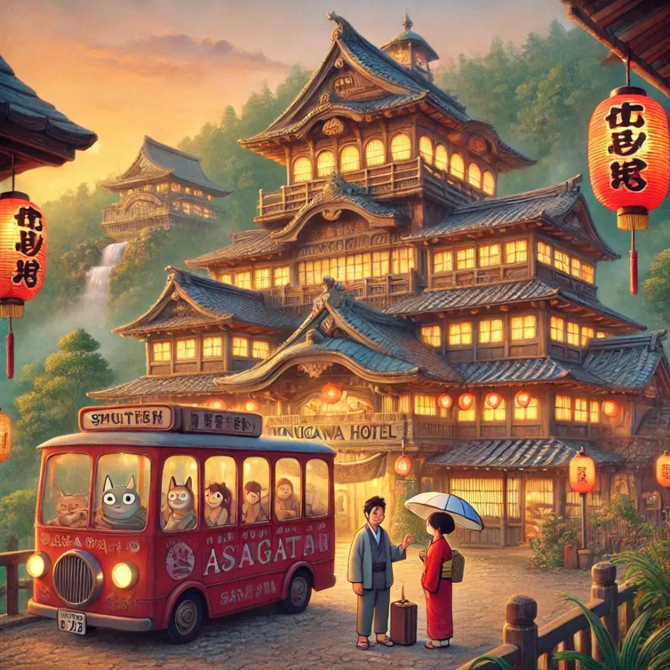 千と千尋の神隠しの世界観の鬼怒川温泉あさやの日帰り・送迎バス完全ガイド