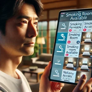 定山渓温泉 喫煙可の客室タイプ確認