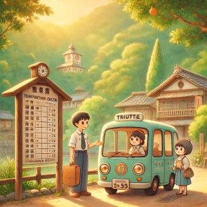 送迎バスとダイヤルバス時刻表