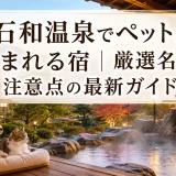 石和温泉でペットと泊まれる宿｜厳選名宿と注意点の最新ガイド