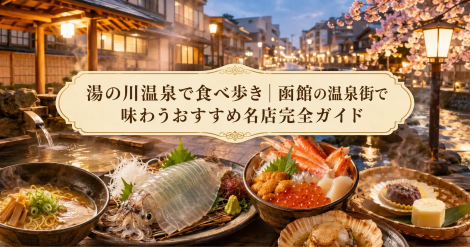 湯の川温泉で食べ歩き｜函館の温泉街で味わうおすすめ名店完全ガイド