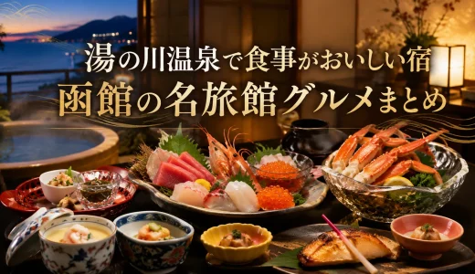 湯の川温泉で食事がおいしい宿｜函館の名旅館グルメまとめ